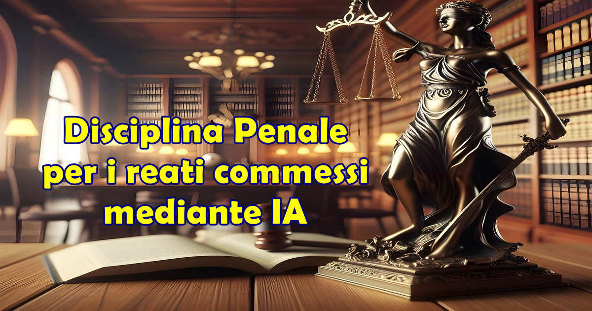 disciplina penale reati ia intelligenza artificiale